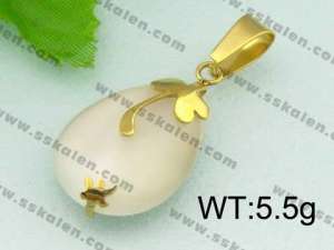 Stainless Steel Gold-plating Pendant  - KP29263-K