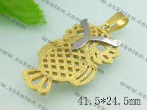 Stainless Steel Gold-plating Pendant  - KP29314-K