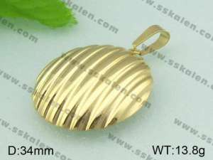 Stainless Steel Gold-plating Pendant - KP29484-K