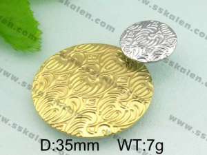 Stainless Steel Gold-plating Pendant - KP29635-K