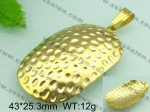 Stainless Steel Gold-plating Pendant - KP29812-K