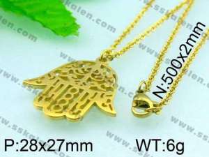  Stainless Steel Gold-plating Pendant  - KP36814-Z