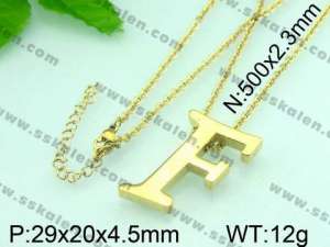 Stainless Steel Gold-plating Pendant  - KP37029-K