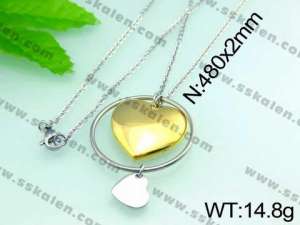 Stainless Steel Gold-plating Pendant  - KP37725-Z