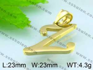  Stainless Steel Gold-plating Pendant  - KP38659-K