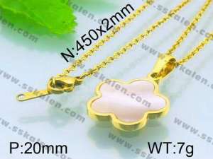 Stainless Steel Gold-plating Pendant  - KP39633-K