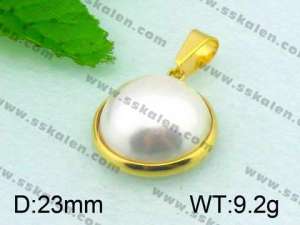 Stainless Steel Gold-plating Pendant  - KP40141-K