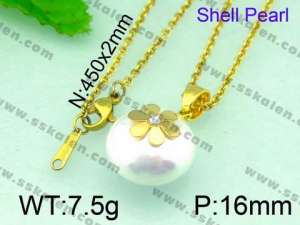 Stainless Steel Gold-plating Pendant  - KP40250-K