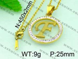 Stainless Steel Gold-plating Pendant - KP40260-K