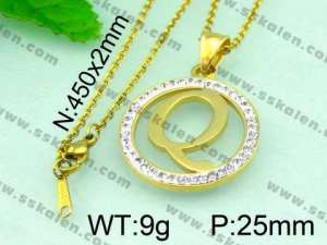 Stainless Steel Gold-plating Pendant - KP40271-K