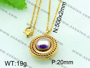  Stainless Steel Gold-plating Pendant  - KP41602-Z