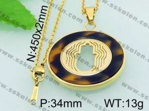  Stainless Steel Gold-plating Pendant  - KP41763-K