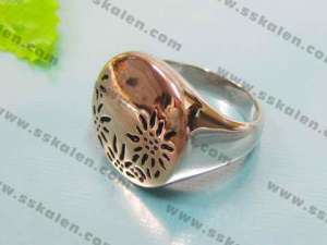 Stainless Steel Gold-plating Ring - KR15249-C