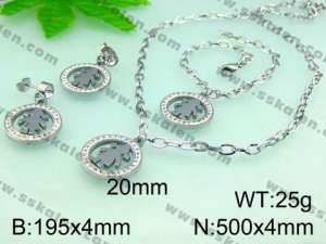 SS Jewelry Set - KS29878-Z