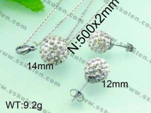 SS Jewelry Set - KS30544-Z