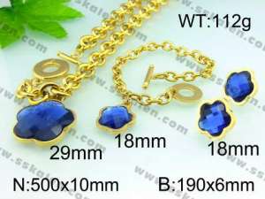 SS Jewelry Set  - KS30993-Z