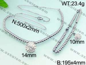 SS Jewelry Set  - KS31012-Z