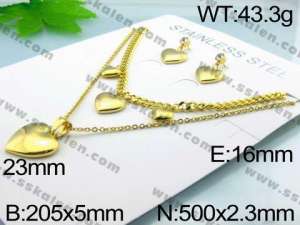 SS Jewelry Set  - KS32599-Z