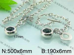 SS Jewelry Set - KS34115-Z