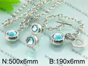  SS Jewelry Set - KS34120-Z