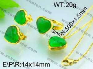 SS Jewelry Set - KS34215-Z