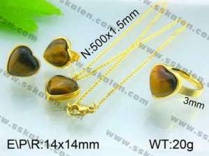 SS Jewelry Set - KS34228-Z