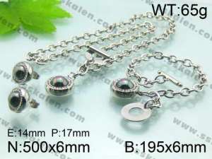 SS Jewelry Set - KS35702-Z