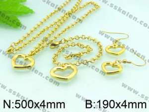 SS Jewelry Set - KS35831-Z