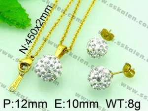  SS Jewelry Set - KS37889-Z