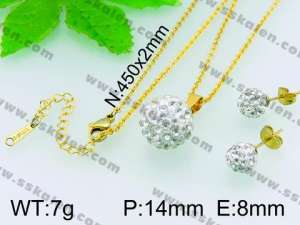 SS Jewelry Set - KS38312-Z