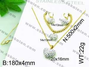 SS Jewelry Set - KS39377-Z