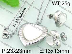  SS Jewelry Set - KS40578-Z