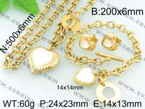  SS Jewelry Set - KS40600-Z