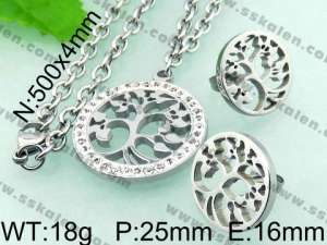 SS Jewelry Set - KS41208-Z