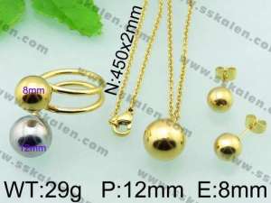  SS Jewelry Set - KS43835-Z