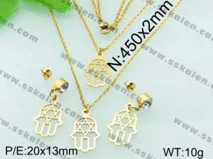  SS Jewelry Set - KS43854-Z