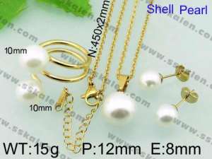 SS Jewelry Set(Most Women) - KS45055-Z