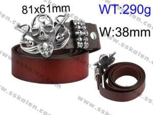 SS Leather Fashion belt - KG016-D