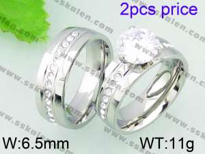 Stainless Steel Lover Ring - KR31917-K