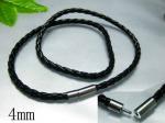 Copper Clasp with Rubber Cord-4mm - KN1596