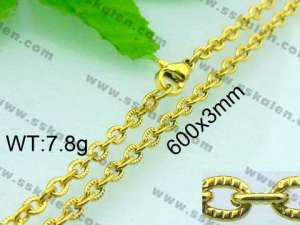 Staineless Steel Small Gold-plating Chain - KN13116-Z