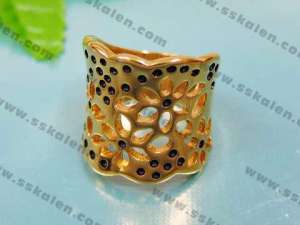 Stainless Steel Gold-Plating Ring - KR12592