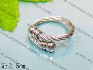 Stainless Steel Special Ring - KR13102-T