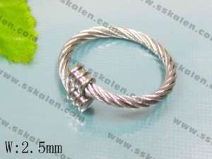 Stainless Steel Special Ring - KR13108-T