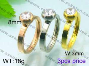  Stainless Steel Special Ring - KR29958-K
