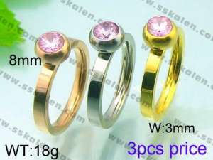 Stainless Steel Special Ring - KR29960-K