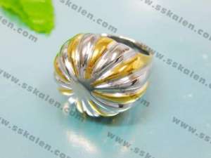Stainless Steel Gold-Plating Ring - KR9002-K