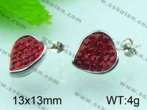 Stainless Steel Stone&Crystal Earring - KE47811-YX