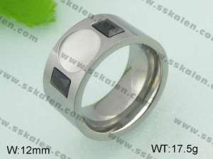 Stainless Steel Stone&Crystal Ring - KR20892-D
