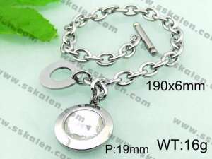  Stainless Steel Stone Bracelet  - KB56036-Z